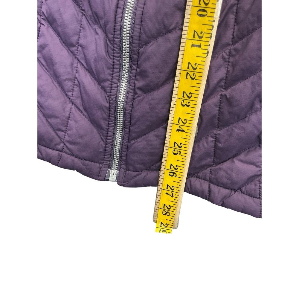 The North Face ThermoBall Insulated Lightweight Full Zip Puffer Purple Sz. S/P - Picture 5 of 11